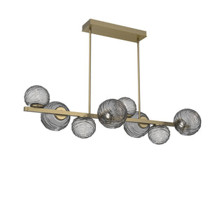 Hammerton Studio - PLB0092-T8-GB-S-001-L3 - LED Pendant - Gaia - Gilded Brass