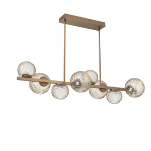 Hammerton Studio - PLB0092-T8-NB-A-001-L3 - LED Pendant - Gaia - Novel Brass