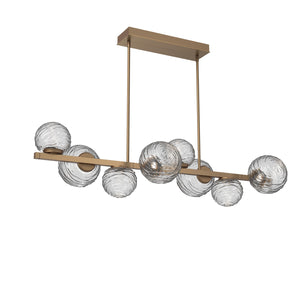 Hammerton Studio - PLB0092-T8-NB-C-001-L3 - LED Pendant - Gaia - Novel Brass