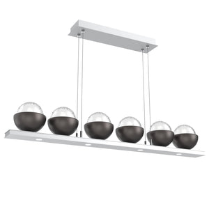 Hammerton Studio - PLB0093-0B-CS-C-CA1-L1-GP - LED Linear Suspension - Cabochon - Classic Silver