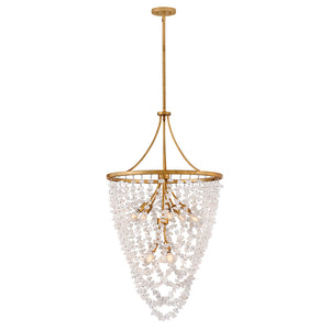 Fredrick Ramond - FR41596DA - LED Chandelier - Myra - Distressed Brass