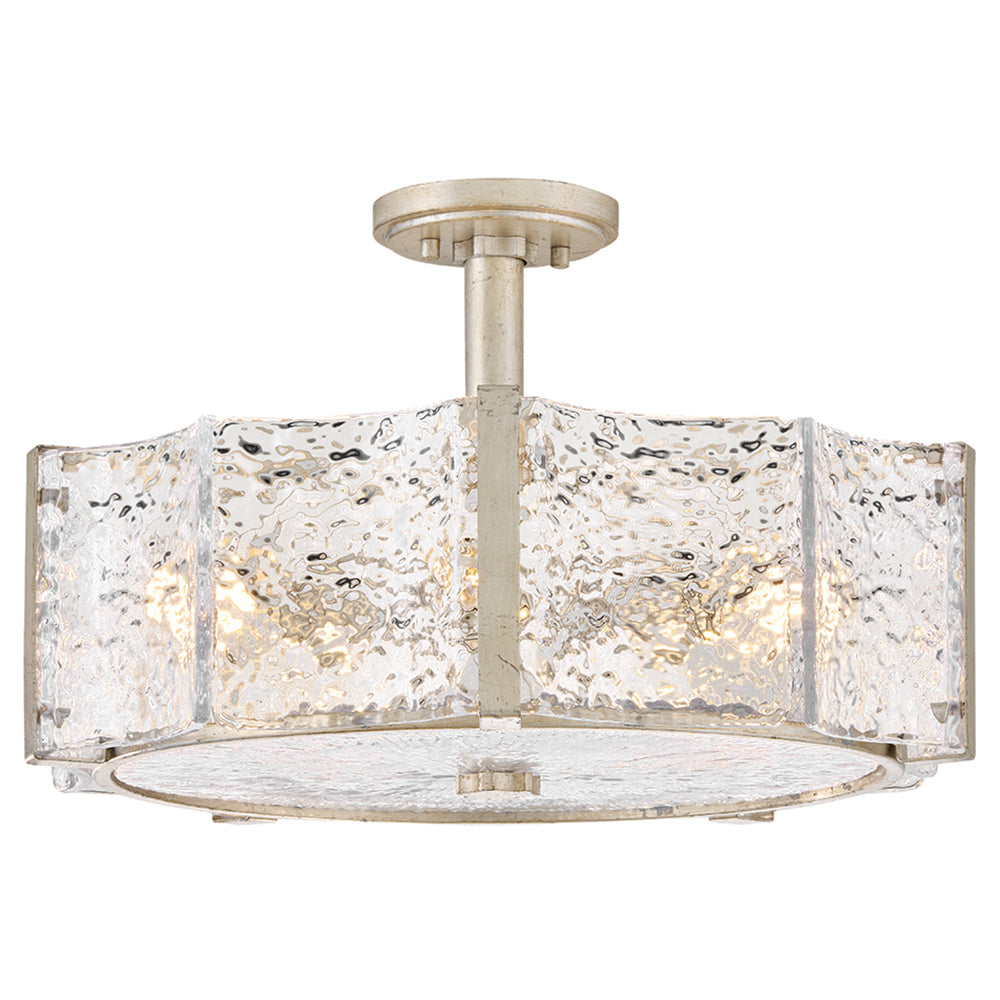 Fredrick Ramond - FR41603GG - LED Semi-Flush Mount - Florian - Glacial