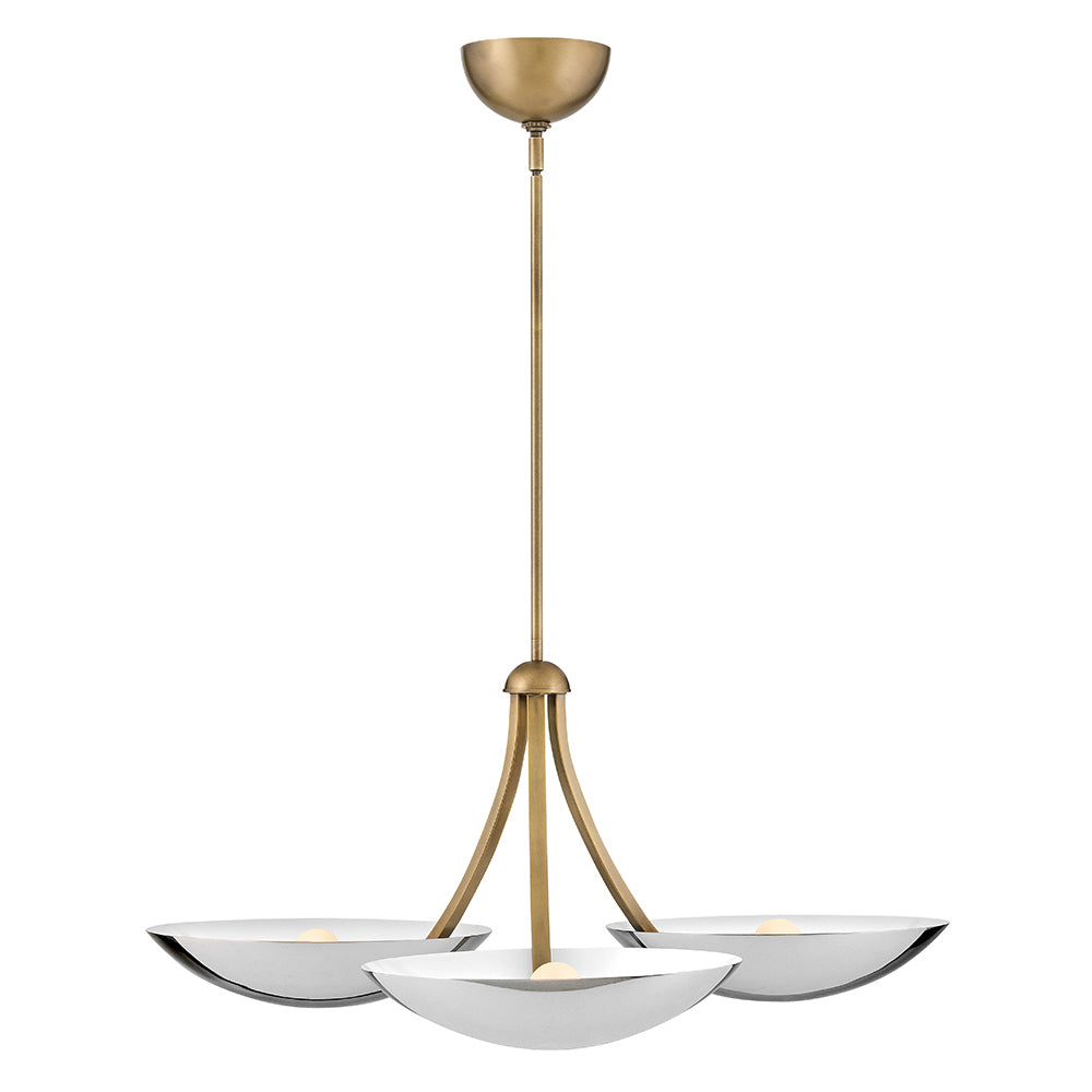 Fredrick Ramond - FR41646HB-CM - LED Chandelier - Glenn - Heritage Brass
