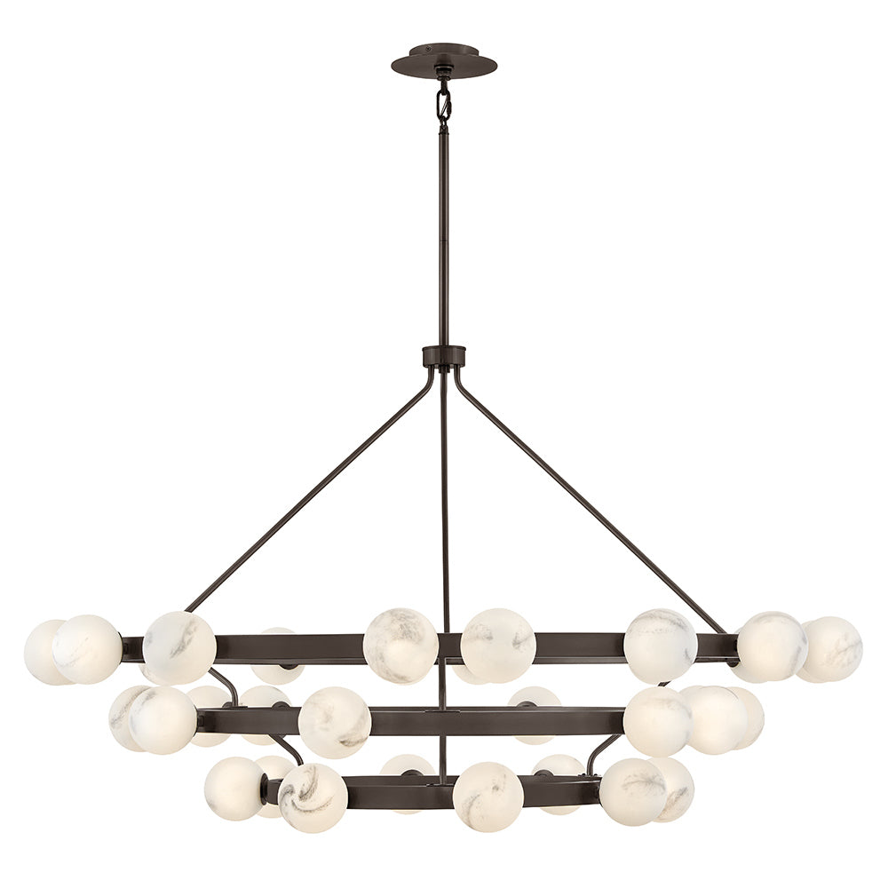 Fredrick Ramond - FR41908BX - LED Chandelier - Selene - Black Oxide