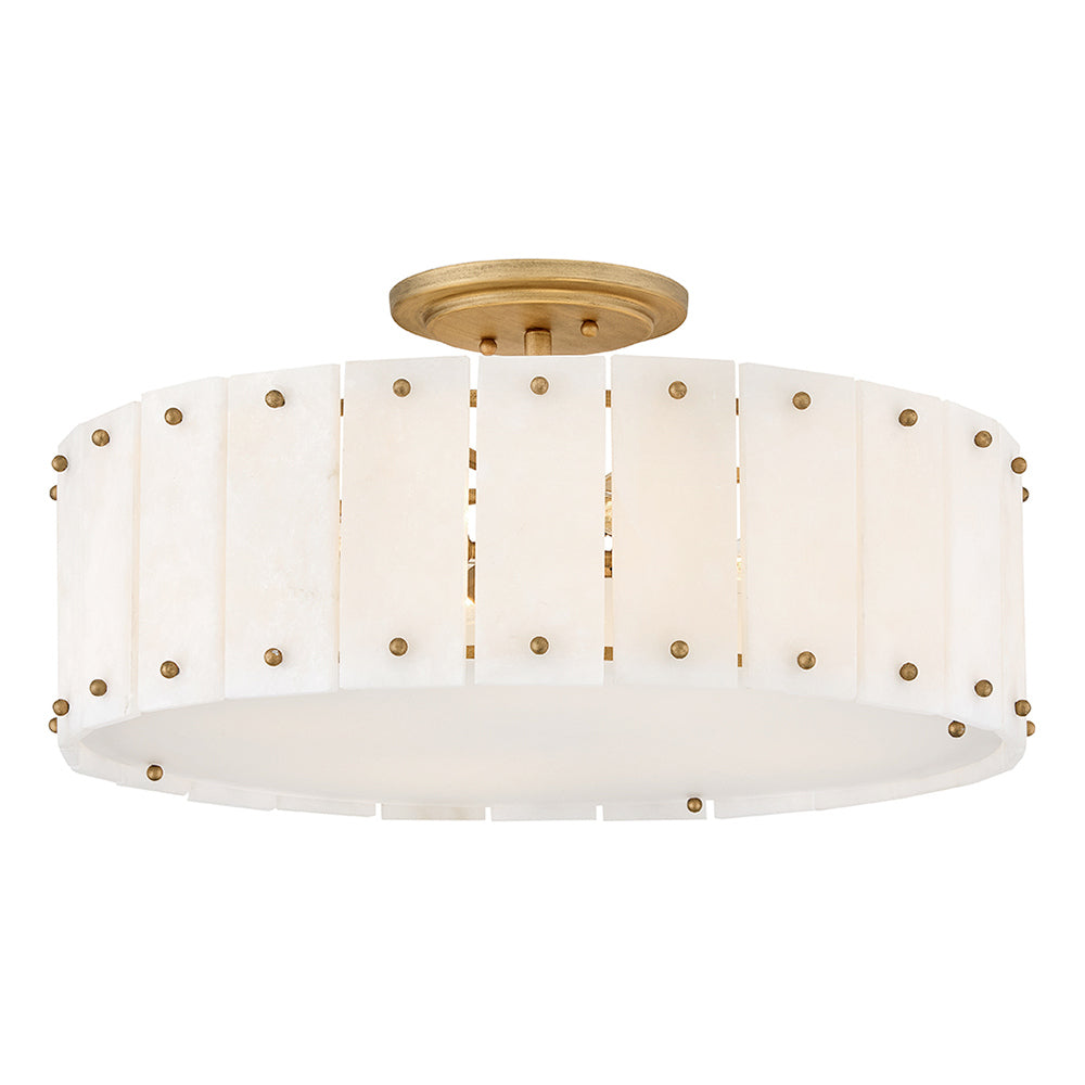 Fredrick Ramond - FR47753BNG - LED Semi-Flush Mount - Simone - Burnished Gold