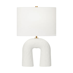 Visual Comfort Studio - HT1081MWC1 - One Light Table Lamp - Aura - Matte White Ceramic
