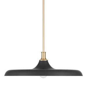 Hunter - 48148 - One Light Pendant - Moriso - Matte Black