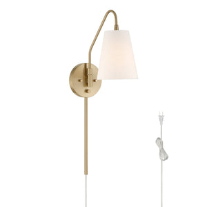 Hunter - 48173 - One Light Wall Sconce - Valley Park - Alturas Gold
