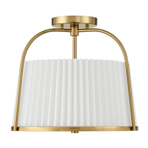 Hunter - 48242 - Two Light Semi Flush Mount - Atmore - Alturas Gold