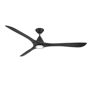 Modern Forms Fans - FR-D2504-72L-MB - 72"Ceiling Fan - Carve - Matte Black