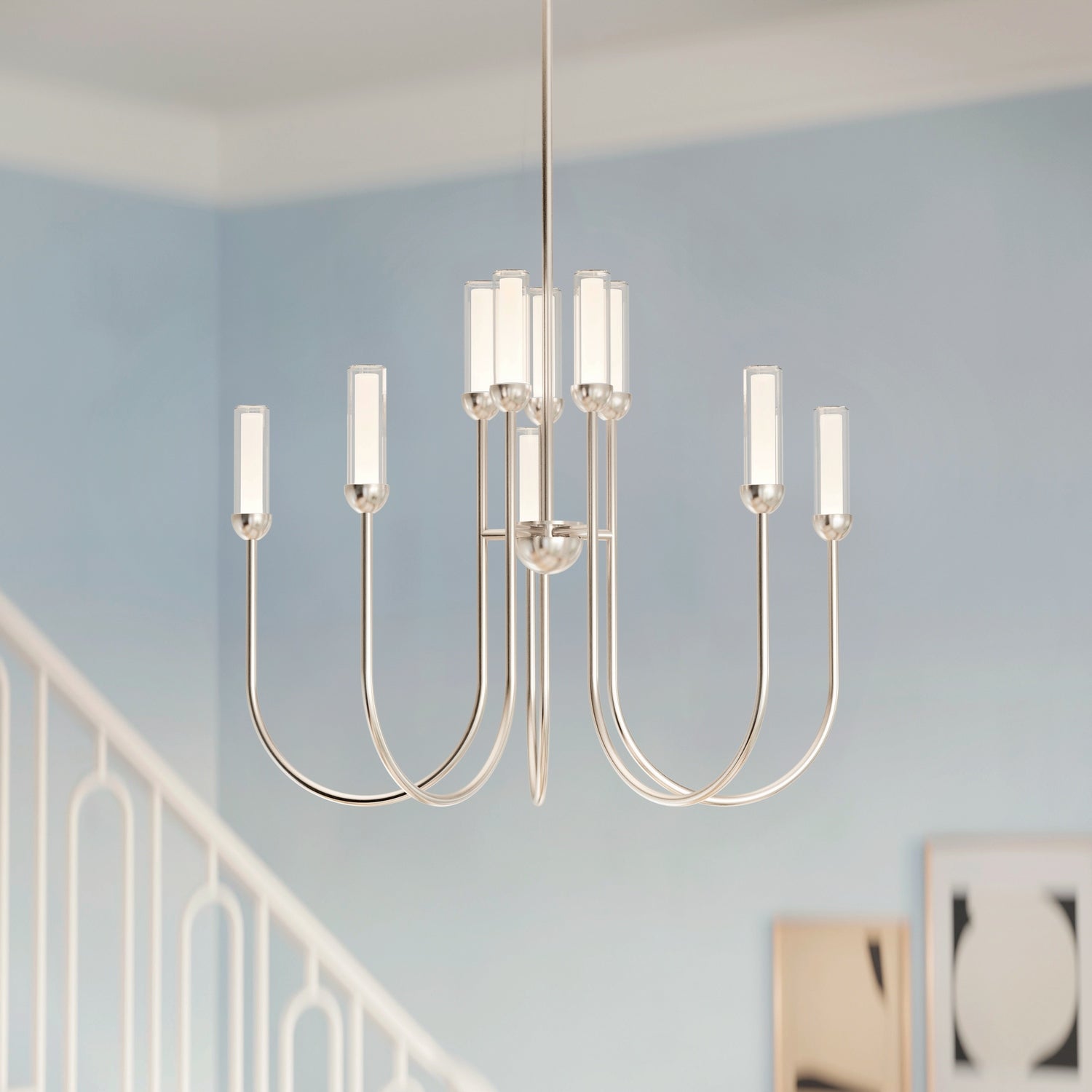 Kichler - 52757PNLED - LED Chandelier - Moraine - Polished Nickel