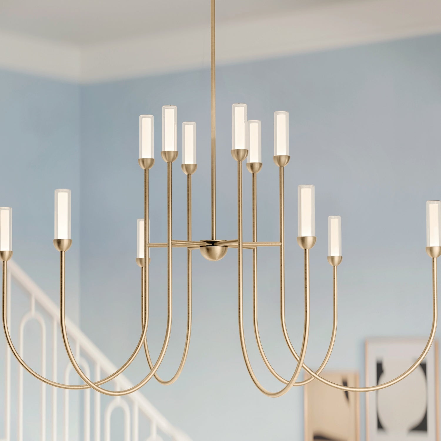 Kichler - 52758CPZLED - LED Chandelier - Moraine - Champagne Bronze