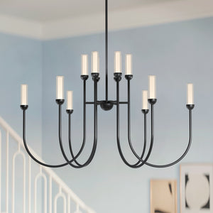 Kichler - 52759BKLED - LED Chandelier - Moraine - Black