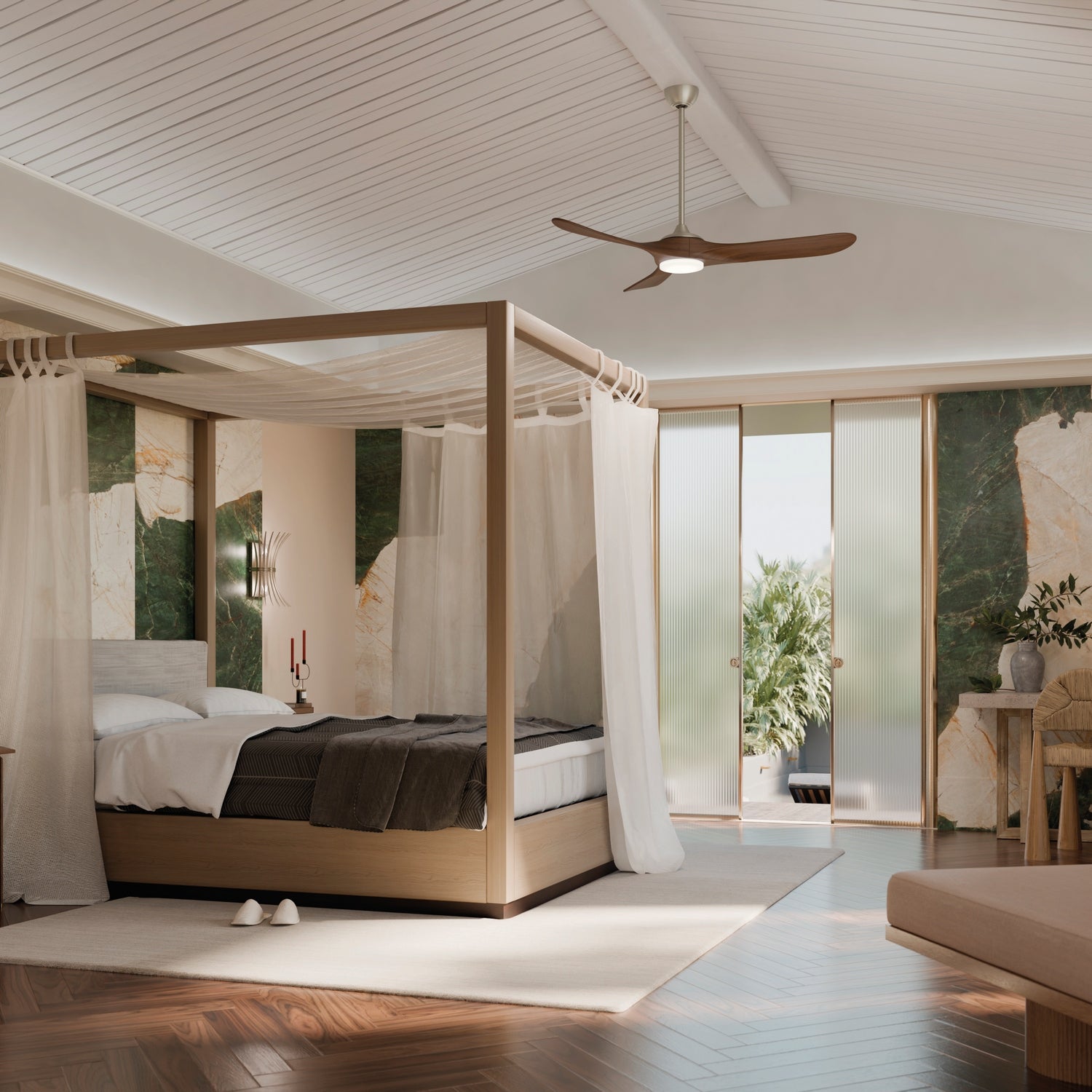 Kichler - 310560NI - 60"Ceiling Fan - Mylo - Painted Brushed Nickel