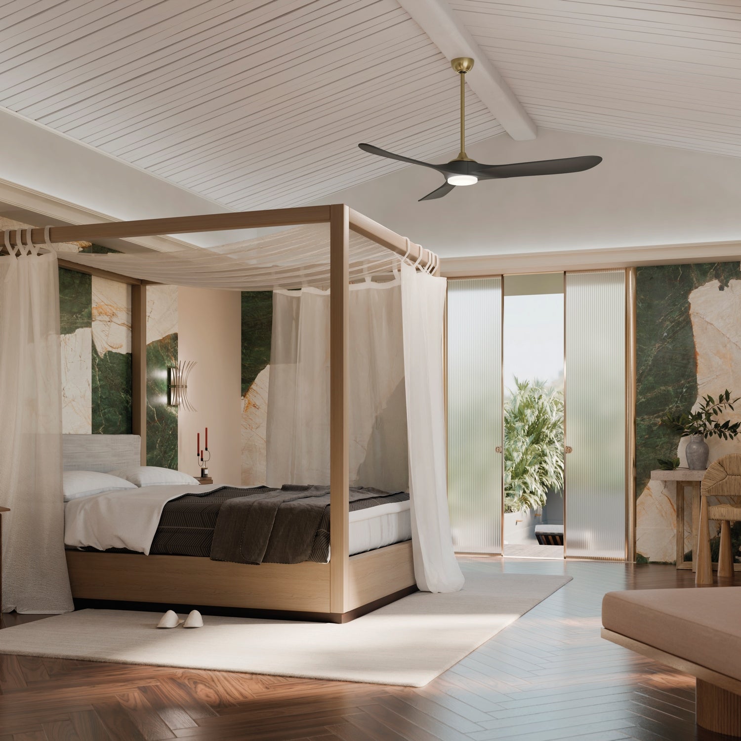 Kichler - 310570CPZ - 70"Ceiling Fan - Mylo - Champagne Bronze