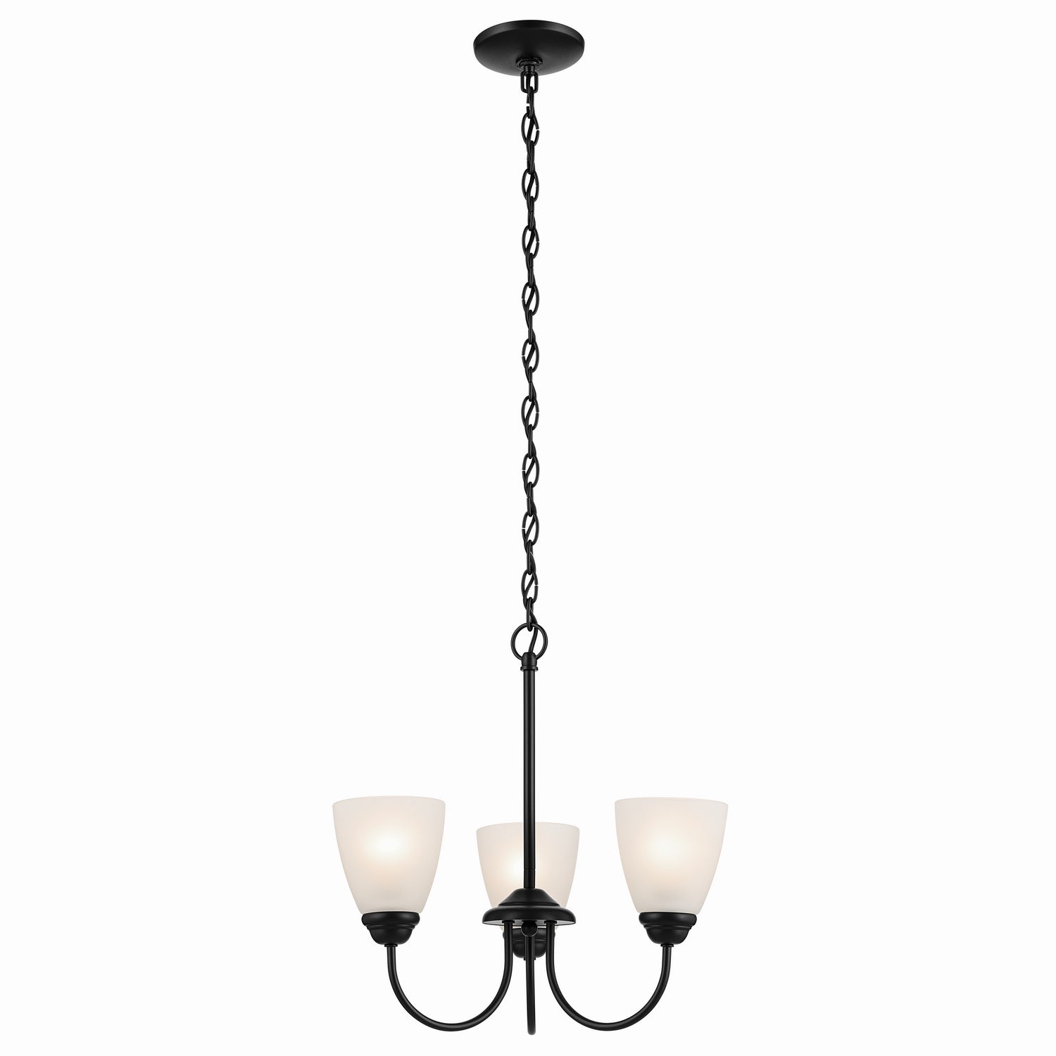 Kichler - 43637BK - Three Light Mini Chandelier - Jolie - Black