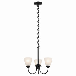 Kichler - 43637BK - Three Light Mini Chandelier - Jolie - Black
