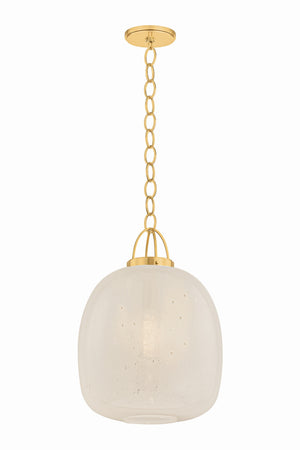 Hudson Valley - 2016-AGB - One Light Pendant - Enosburg - Aged Brass
