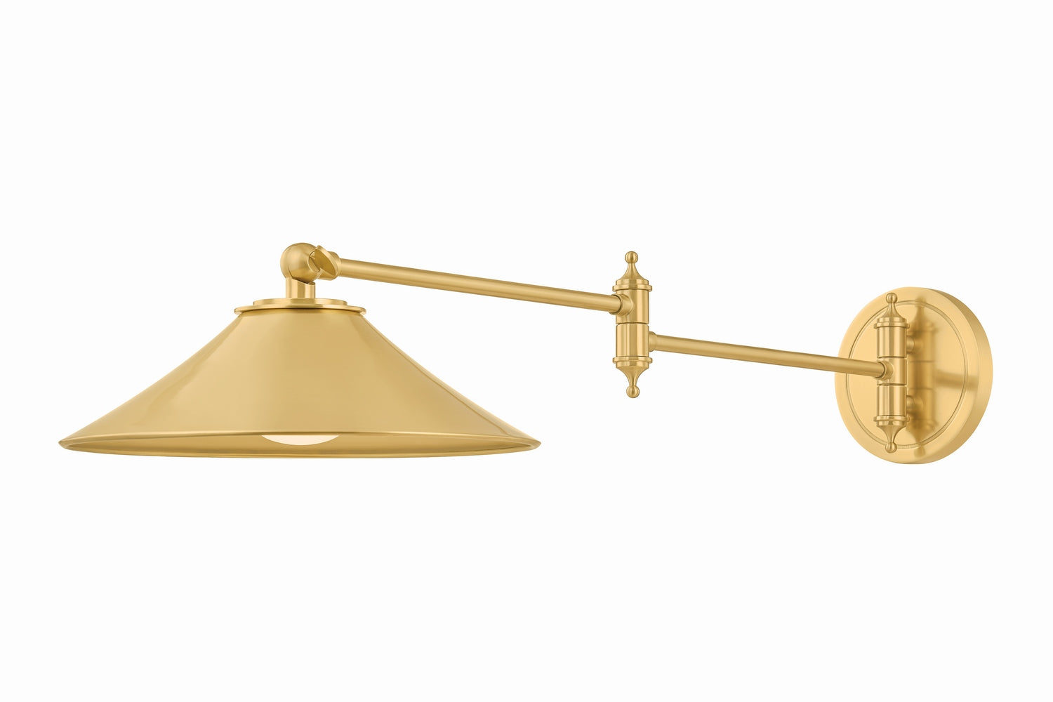 Hudson Valley - 5621-AGB - LED Wall Sconce - Lithgow - Aged Brass