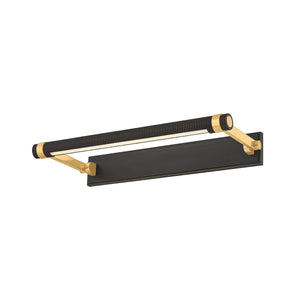 Hudson Valley - 7318-AGB/DB - LED Picture Light - Duell - Aged Brass