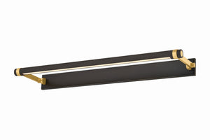 Hudson Valley - 7330-AGB/DB - LED Picture Light - Duell - Aged Brass