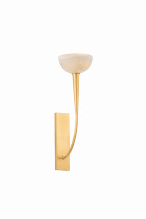 Hudson Valley - 9020-VGL - One Light Wall Sconce - Maywood - Vintage Gold Leaf