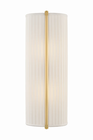 Hudson Valley - AH6317-AGB - Two Light Wall Sconce - Cornell - Aged Brass