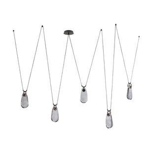 Arteriors - GADLC02 - LED Chandelier - Melt - Smoke