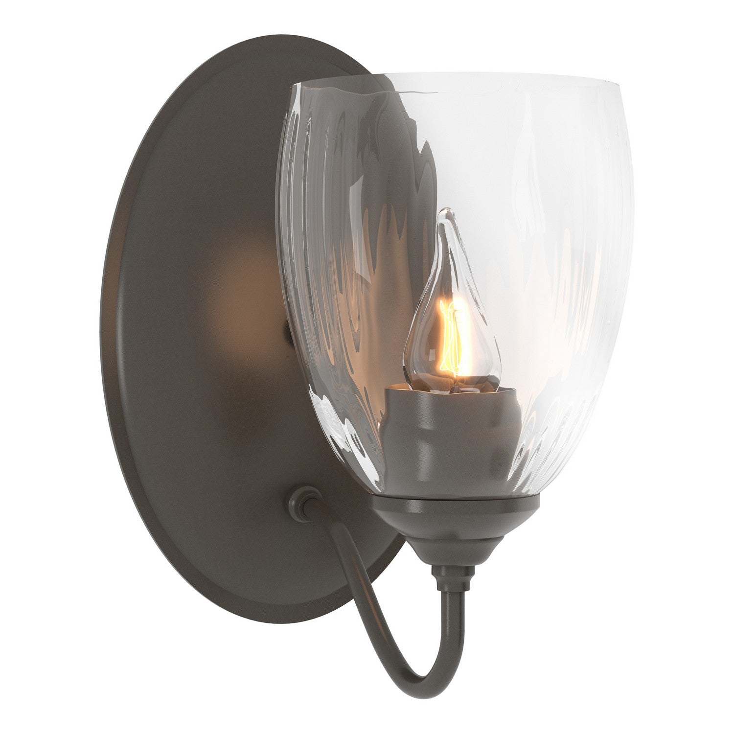 Hubbardton Forge - 204213-SKT-89-LL0083 - Simple Lines Sconce - Simple Lines - Ink