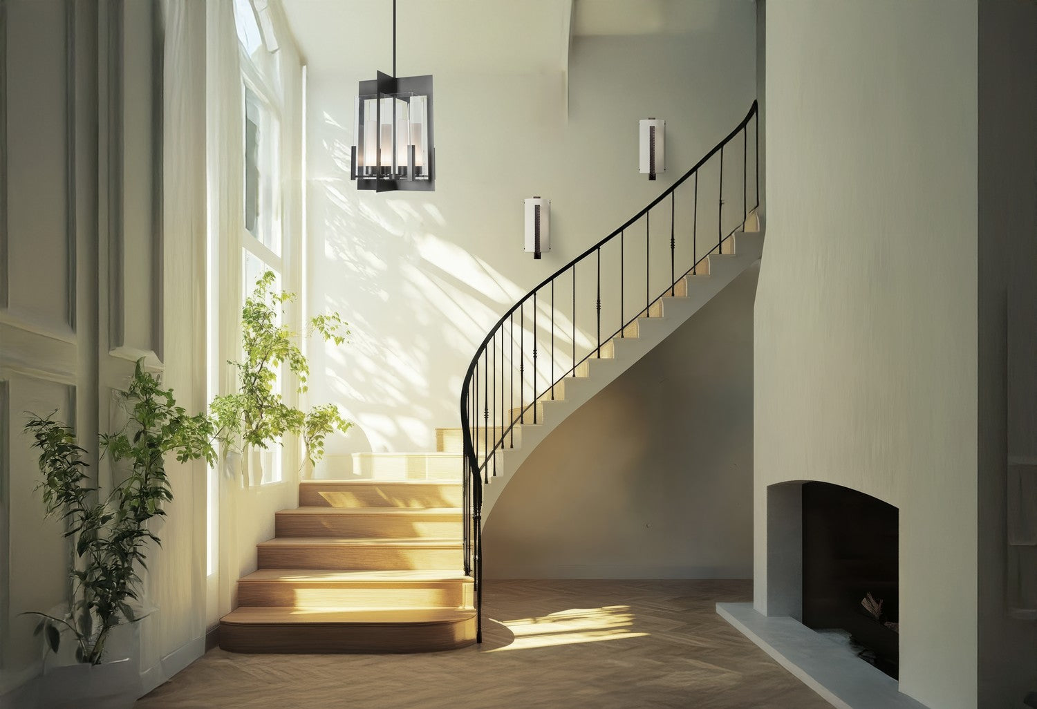 Hubbardton Forge - 206729-SKT-07-BB0420 - Forged Vertical Bar Sconce - Vertical Bar - Dark Smoke