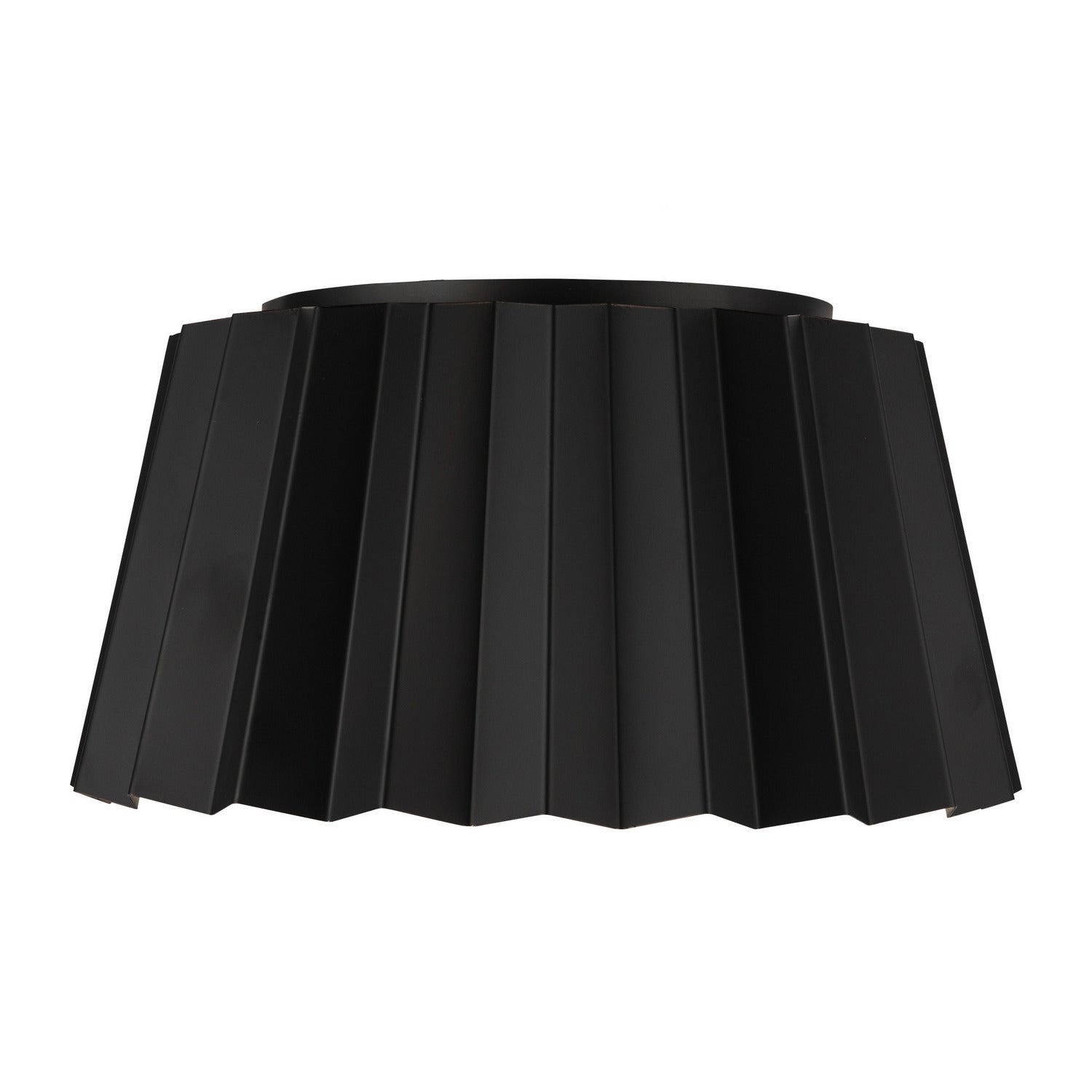 Alora - FM528514MB - Two Light Flush Mount - Plisse - Matte Black