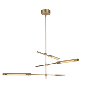 Alora - MP316403VBMS-UNV - LED Pendant - Astrid - Metal Shade/Vintage Brass