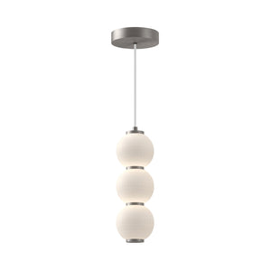 Alora - PD530313BNOP-UNV - LED Pendant - Bijou - Brushed Nickel/Opal Matte Glass