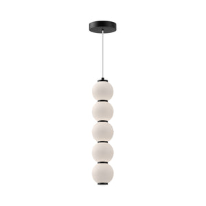 Alora - PD531515MBOP-UNV - LED Pendant - Bijou - Matte Black/Opal Matte Glass