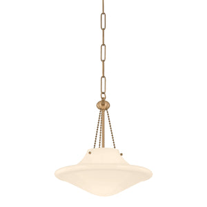 Troy Lighting - F5714-PBR - One Light Pendant - Era - Patina Brass