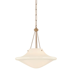 Troy Lighting - F5718-PBR - One Light Pendant - Era - Patina Brass