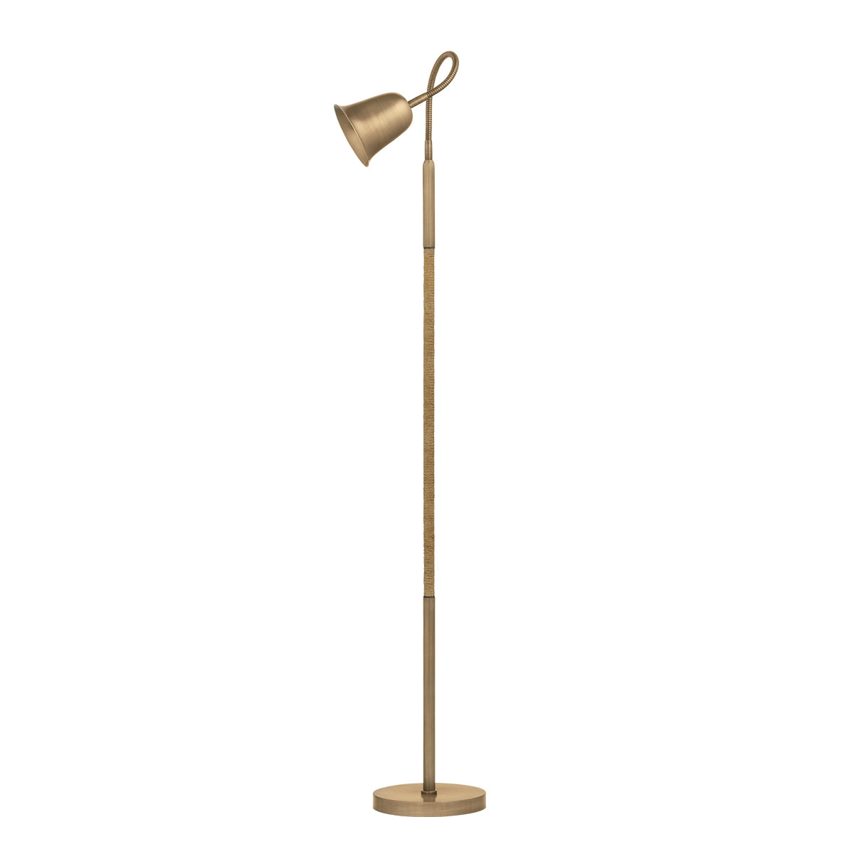 Troy Lighting - PFL1053-PBR - One Light Floor Lamp - Wharf - Patina Brass