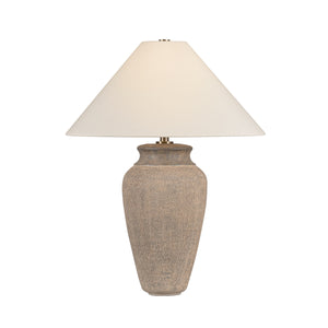 Troy Lighting - PTL1729-PBR/CTU - One Light Table Lamp - Vessel - Patina Brass