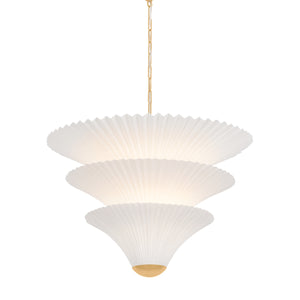 Corbett Lighting - 533-28-VGL - Two Light Chandelier - Belluno - Vintage Gold Leaf