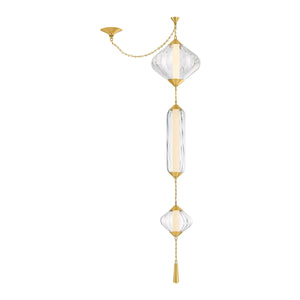 Corbett Lighting - 545-13-VPB - LED Pendant - Fiorello - Vintage Polished Brass