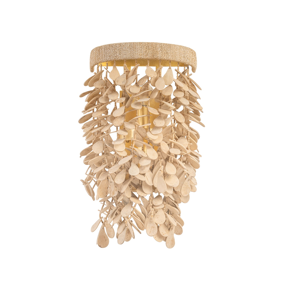 Corbett Lighting - 552-02-VGL - Two Light Wall Sconce - Naxos - Vintage Gold Leaf