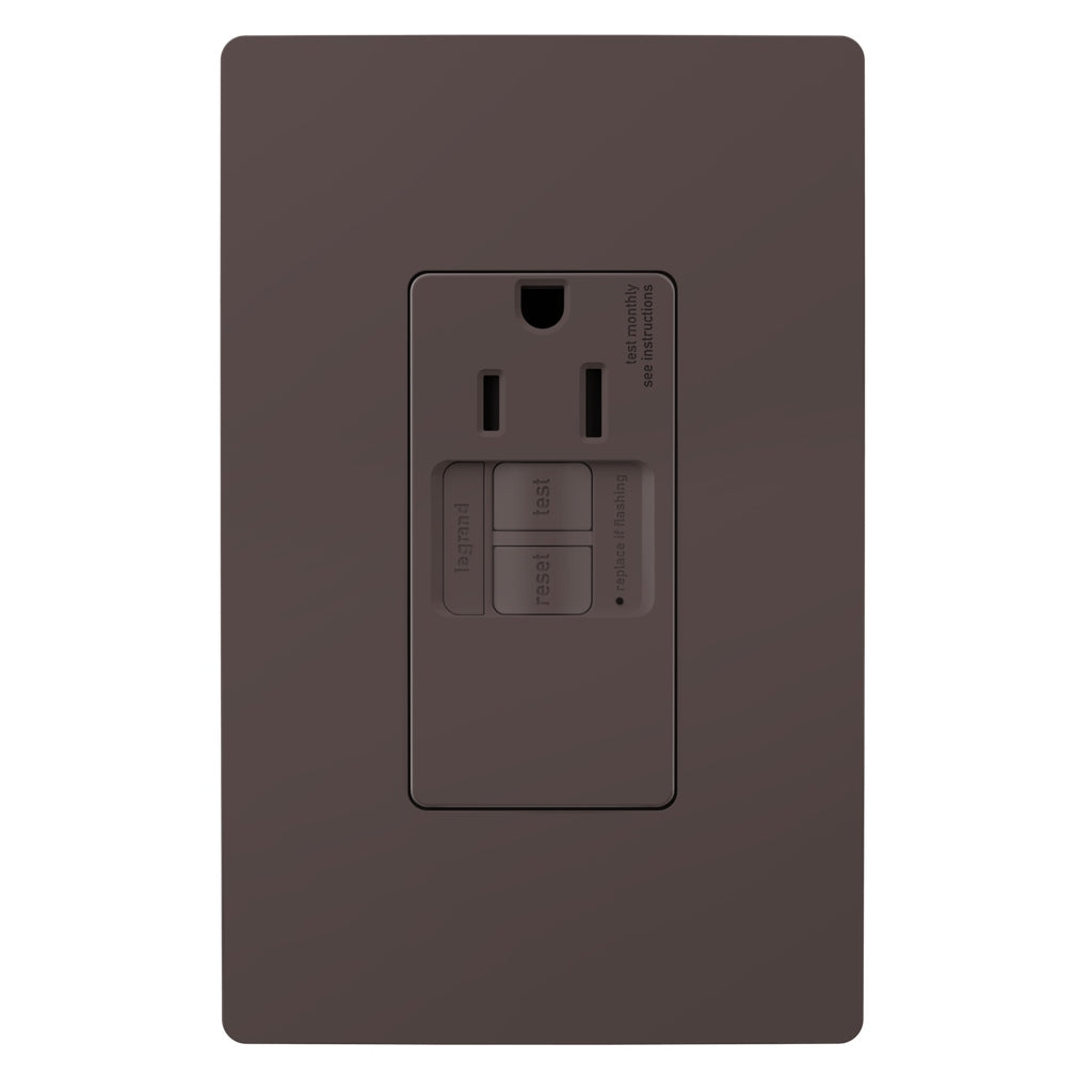 Legrand - 1597TRSGL - Tamper-Resistant 15A Simplex Self-Test GFCI ...