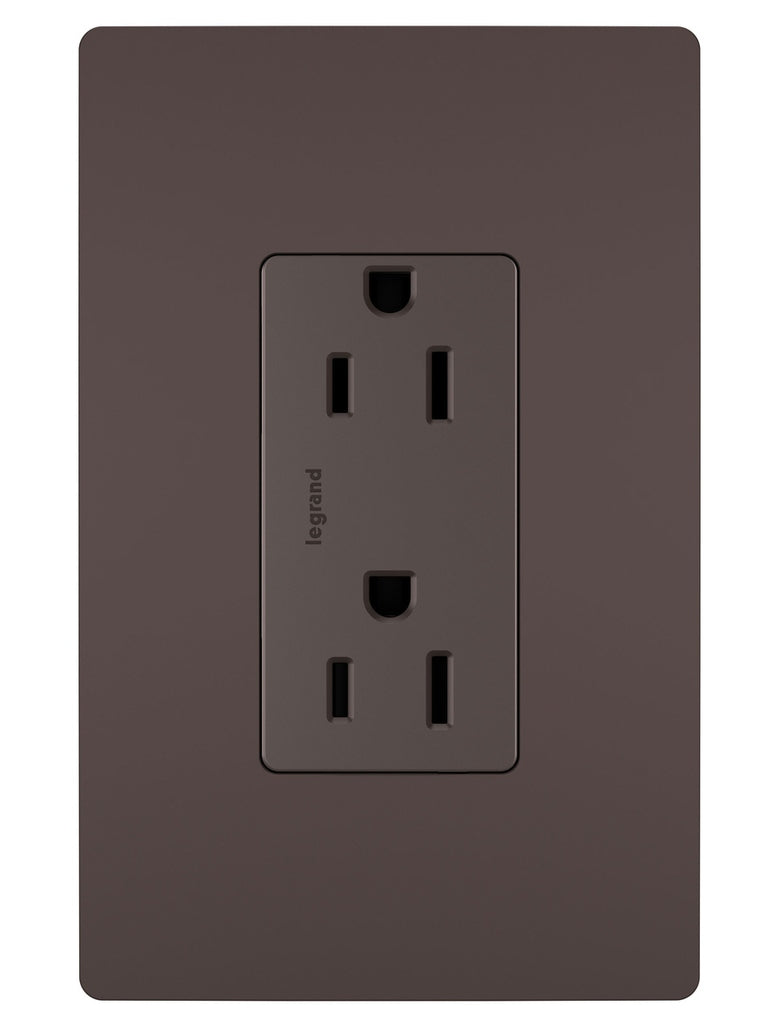 Legrand - 885TRDBCC12 - Tamper-Resistant Outlet - radiant - Dark Bronze