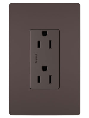 Legrand - 885TRDBCC12 - Tamper-Resistant Outlet - radiant - Dark Bronze