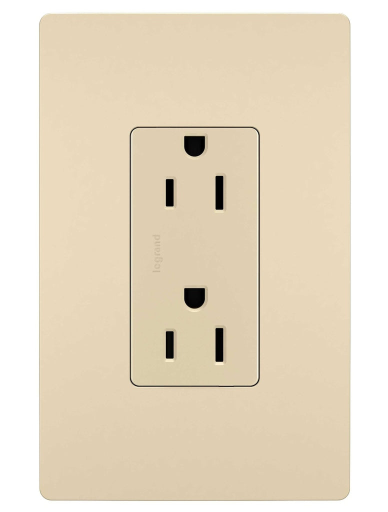 Legrand - 885TRI - Tamper-Resistant Outlet - radiant - Ivory