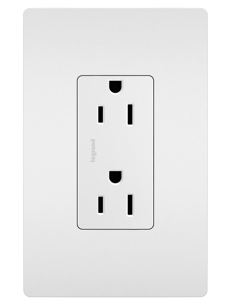 Legrand - 885TRW - Tamper-Resistant Outlet - radiant - White