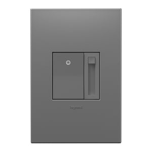 Legrand - ADPD153LM2 - 150W LED Advanced Dimmer with Microban - adorne - Magnesium