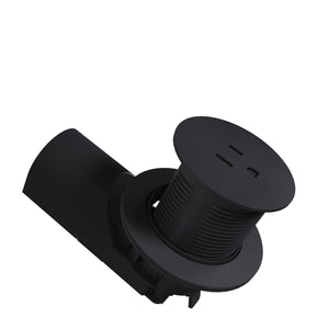 Legrand - CP498TR15BK - Single Kitchen Countertop Outlet TR 15A 125V - radiant - Black