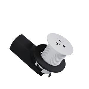 Legrand - CP498TR20W - Single Kitchen Countertop Outlet TR 20A 125V - radiant - White