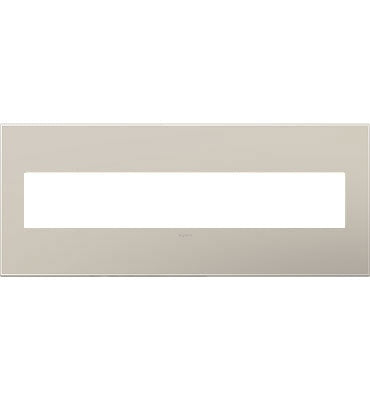 Legrand - AWP6GGG1 - Six-Gang Screwless Wall Plate - adorne - Greige
